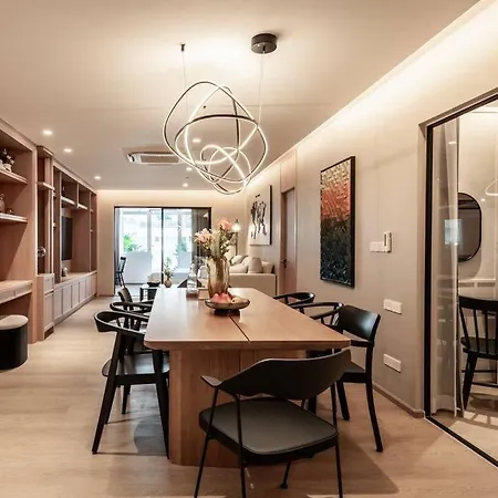 Ferienwohnung Sukhumvit 1 Blissful Rest Near Bumrungrad Makkasan Exterior foto